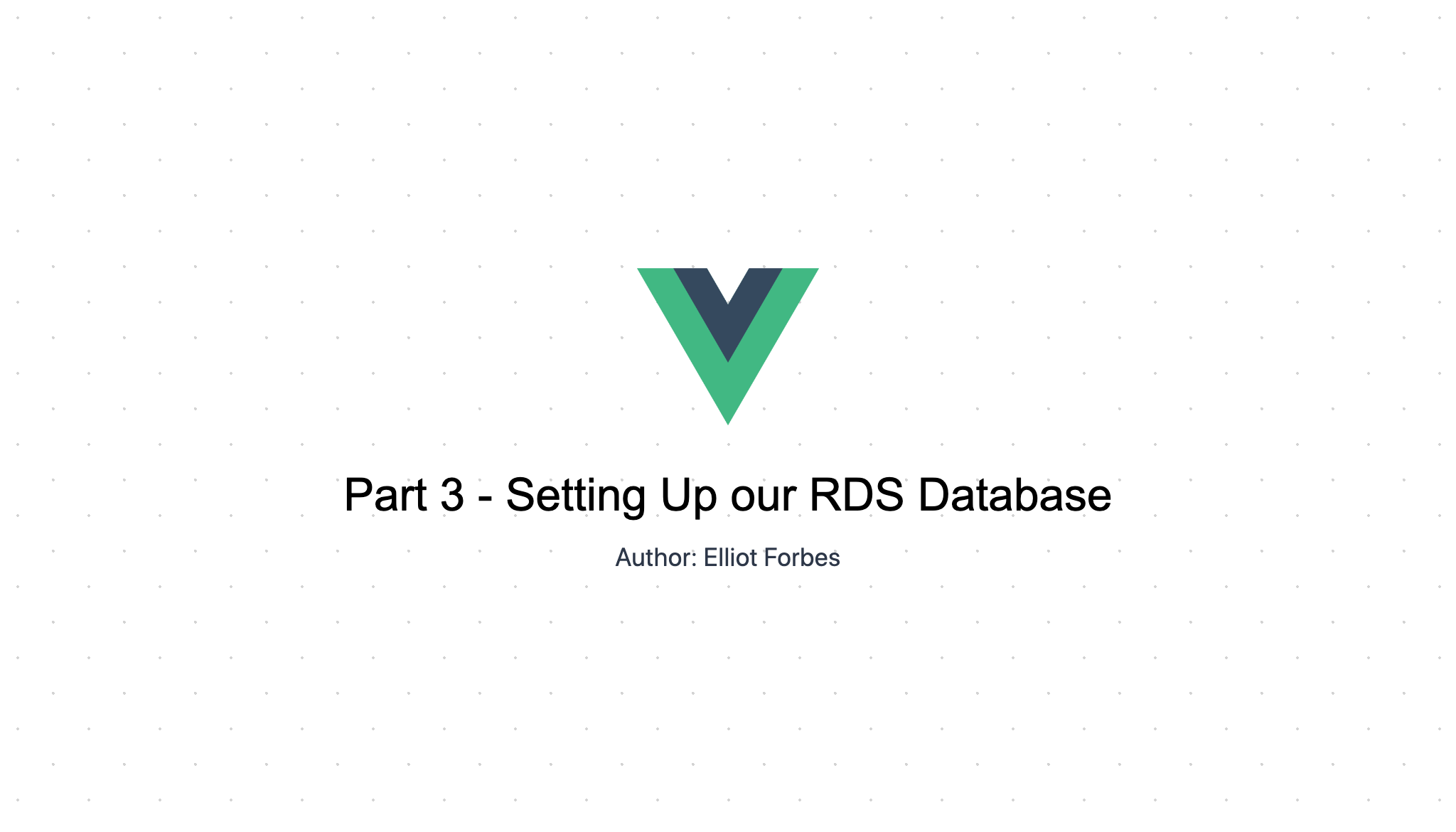 part-3-setting-up-our-rds-database-tutorialedge