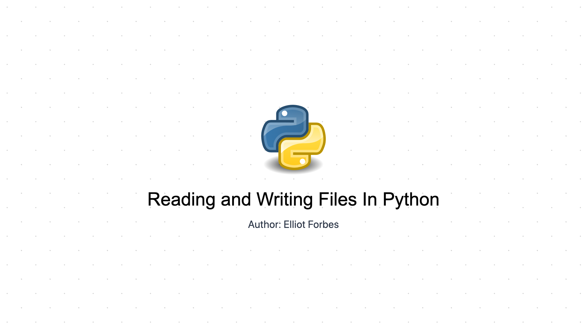 python read and write file