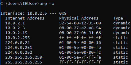 c++ code for arpspoof